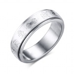 316l surgical stainless steel ring R-147