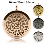 Stainless steel jewelry essential oil diffuser necklace pendant AP049