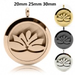 Stainless steel jewelry essential oil diffuser necklace pendant AP052