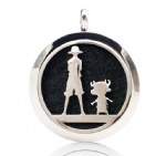 Stainless Steel Jewelry Aromatherapy Locket Pendants AP058