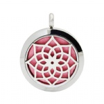 Stainless Steel Aromatherapy Oil Diffuser Locket Pendants DP011