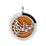 Stainless Steel Aromatherapy Oil Diffuser Locket Pendants DP019
