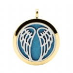 Stainless Steel Aromatherapy Oil Diffuser Locket Pendants DP023