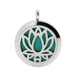 Stainless Steel Aromatherapy Oil Diffuser Locket Pendants DP037