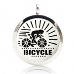Stainless steel jewelry aromatherapy locket pendant AP065