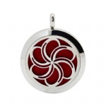 Stainless Steel Aromatherapy Oil Diffuser Locket Pendants DP116