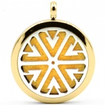 Stainless Steel Aromatherapy Oil Diffuser Locket Pendants DP129