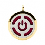 Stainless Steel Aromatherapy Oil Diffuser Locket Pendants DP185